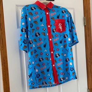 Chicago Themed Blue and Red unisex Shirt